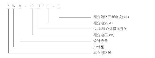 真空断路器型号说明