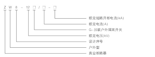 真空断路器技术参数